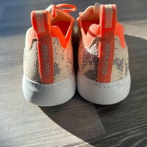 Snakeskin and Peach Womens Cole Haan Sneakers